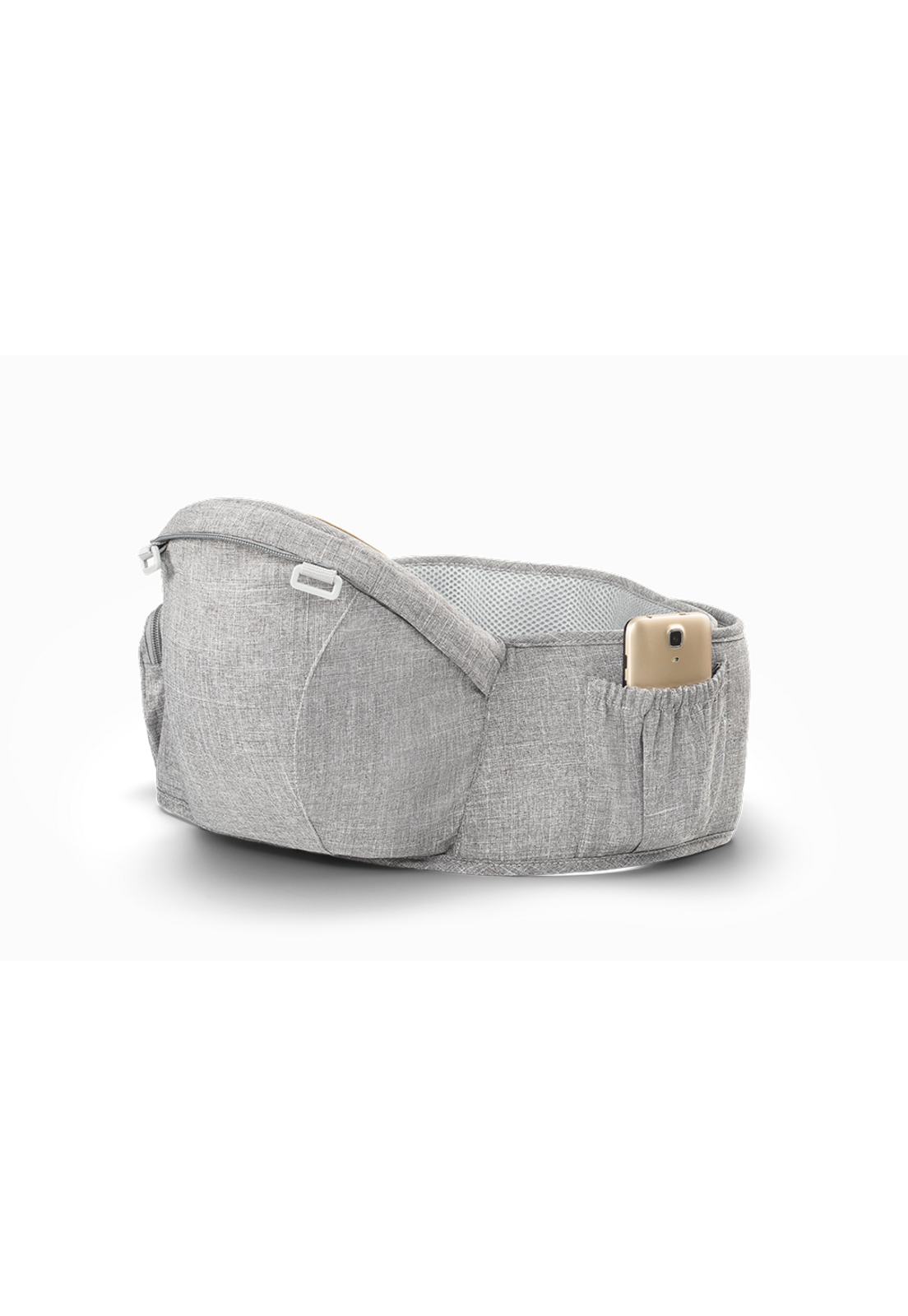 Canguro Porta Bebe Fisher Price Gris BB312-5