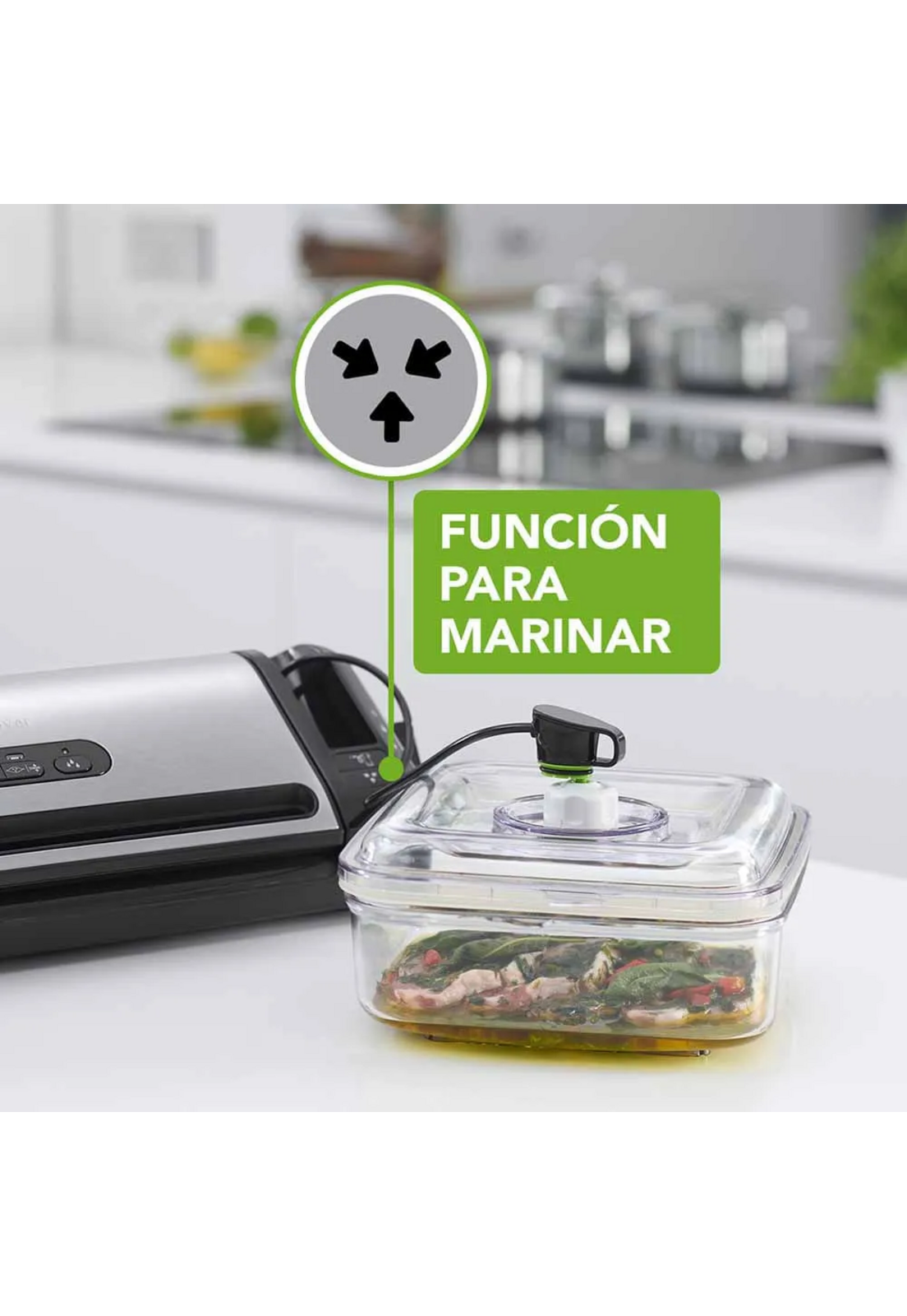 Sellador al Vacío FoodSaver FFS017X Húmedo Seco y Marinado-5