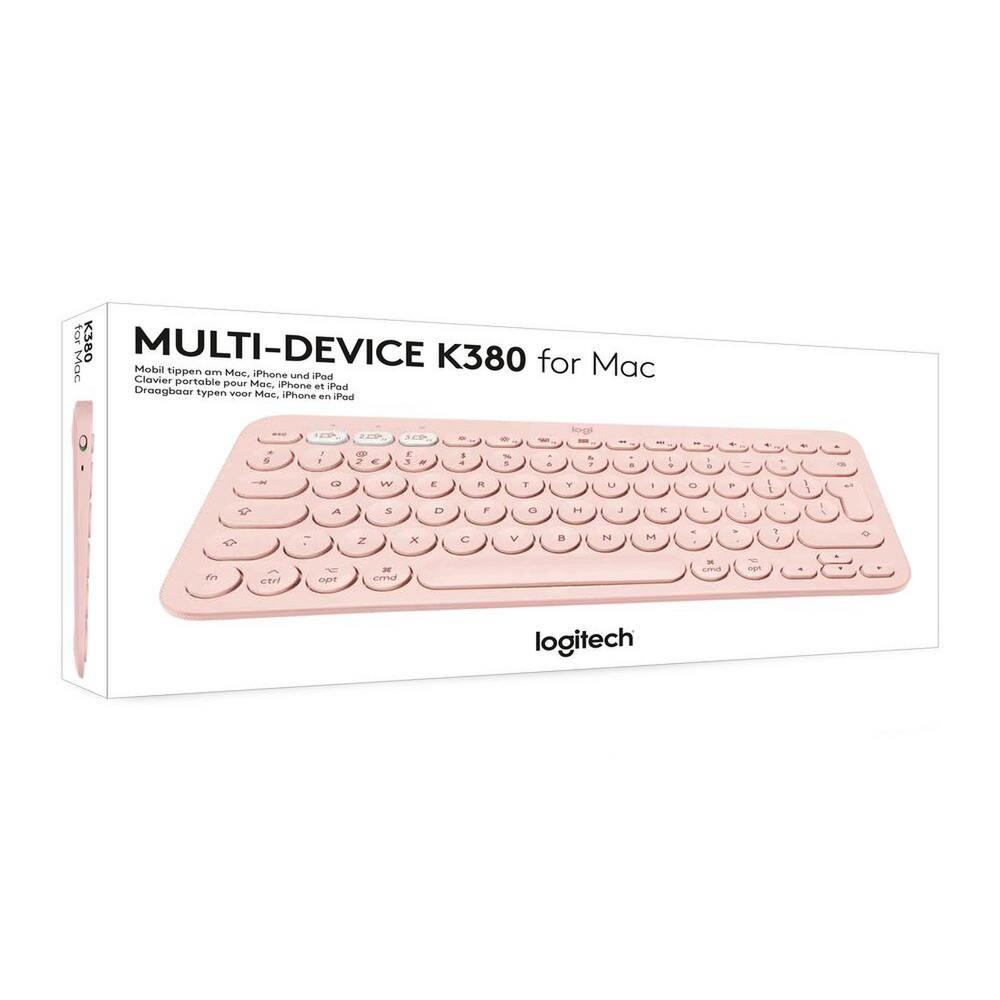 Teclado Logitech K380 Rosa-3