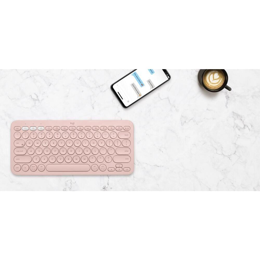 Teclado Logitech K380 Rosa-7