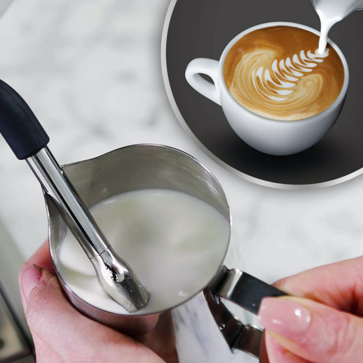 Cafetera Oster Perfect Brew 15 Bar con Molinillo Gris-5
