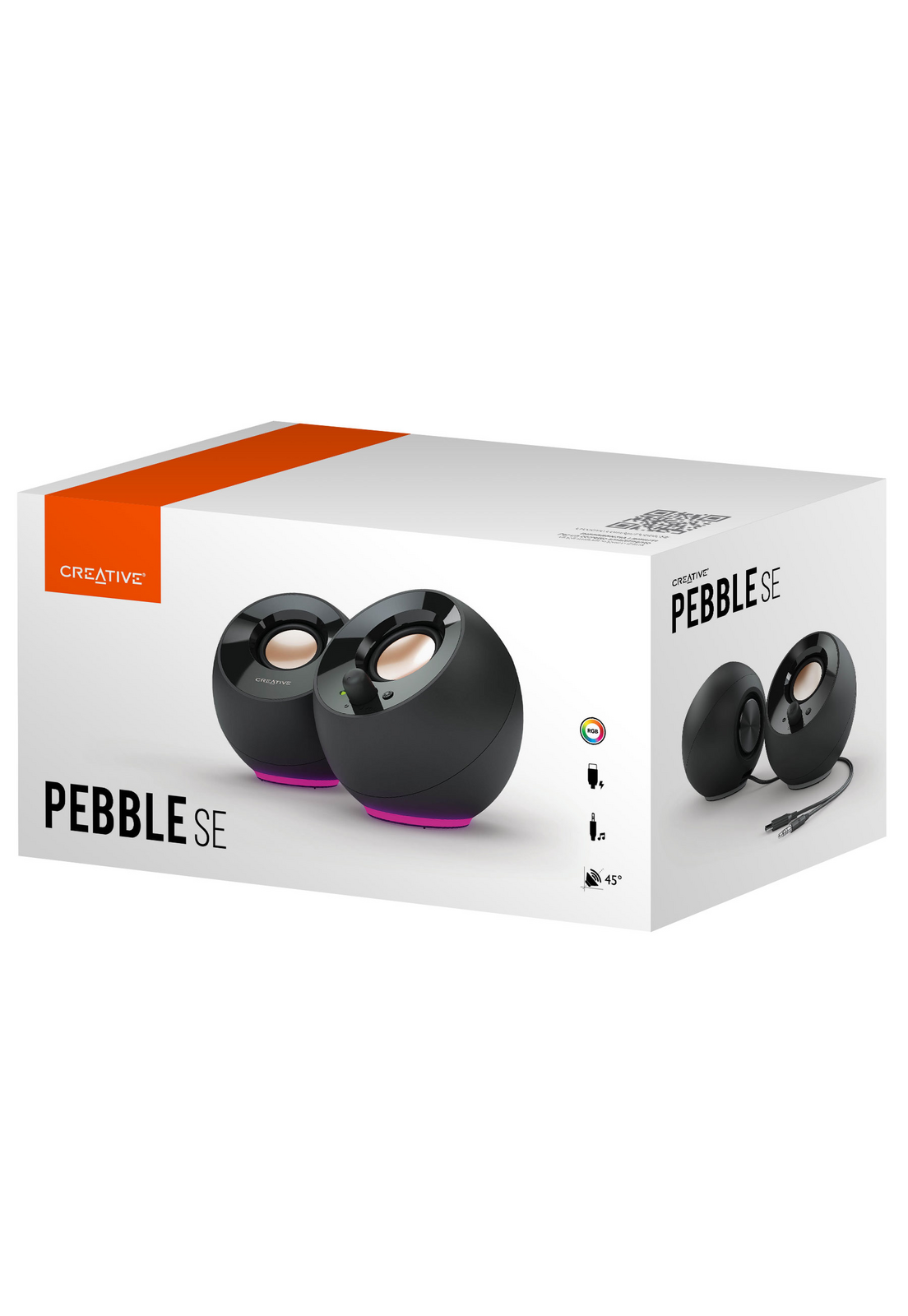Parlante Creative Pebble SE Negro MF1725-1