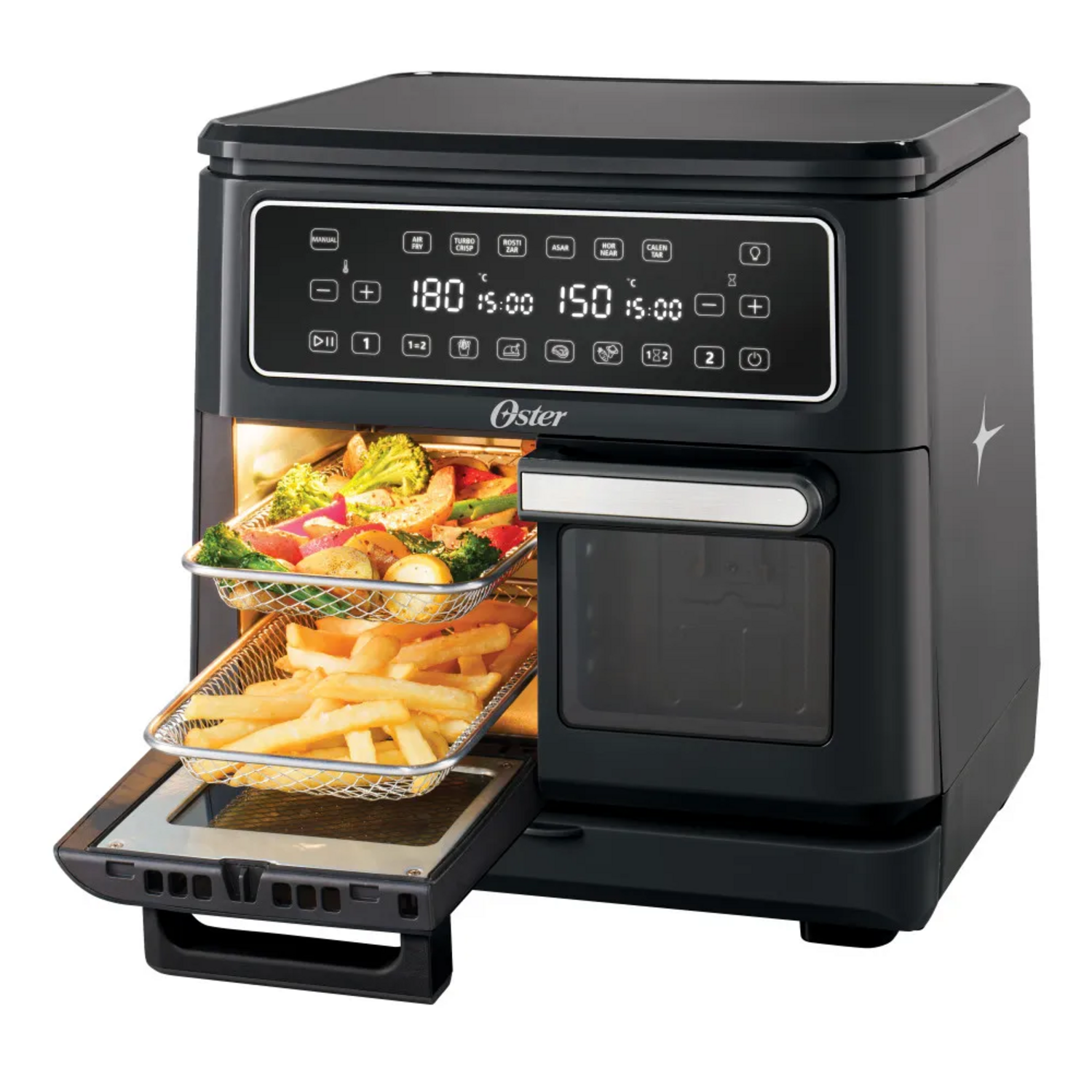 Freidora Air Fryer Oster Flex XL Doble 11 Litros 2223818-4