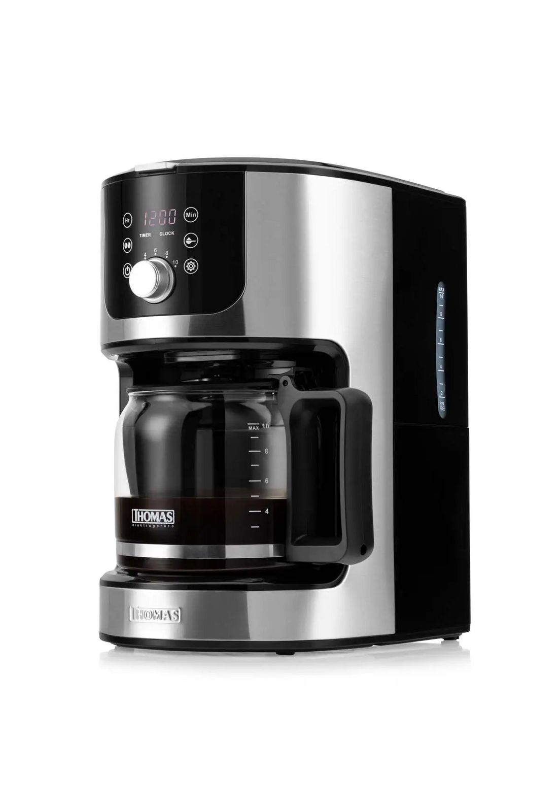 Cafetera 10 Tazas Molinillo Thomas TH-145DMI Mantiene Calor-3