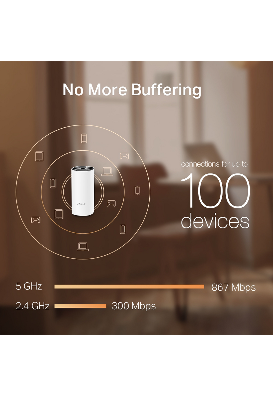 Sistema Wifi Mesh Full Cobertura Tp-link Deco M4 2 Pack-5