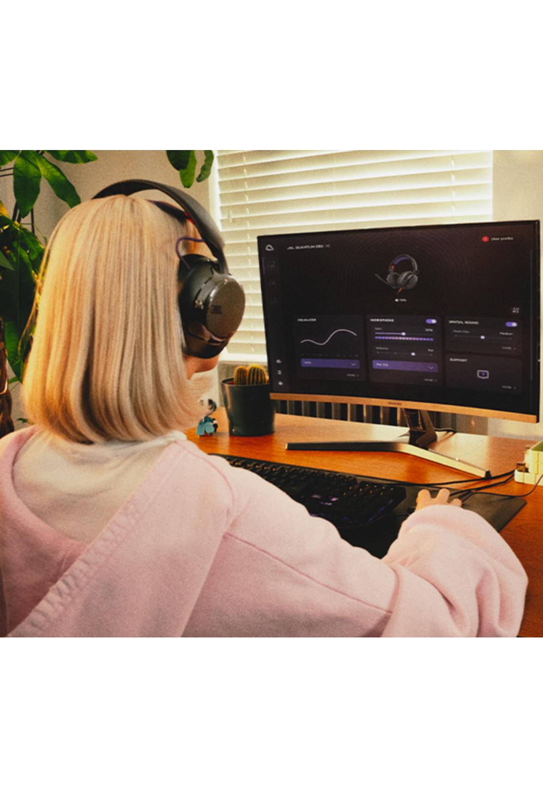 Audífonos JBL Quantum 250 Gamer Multiplataforma Negro-9
