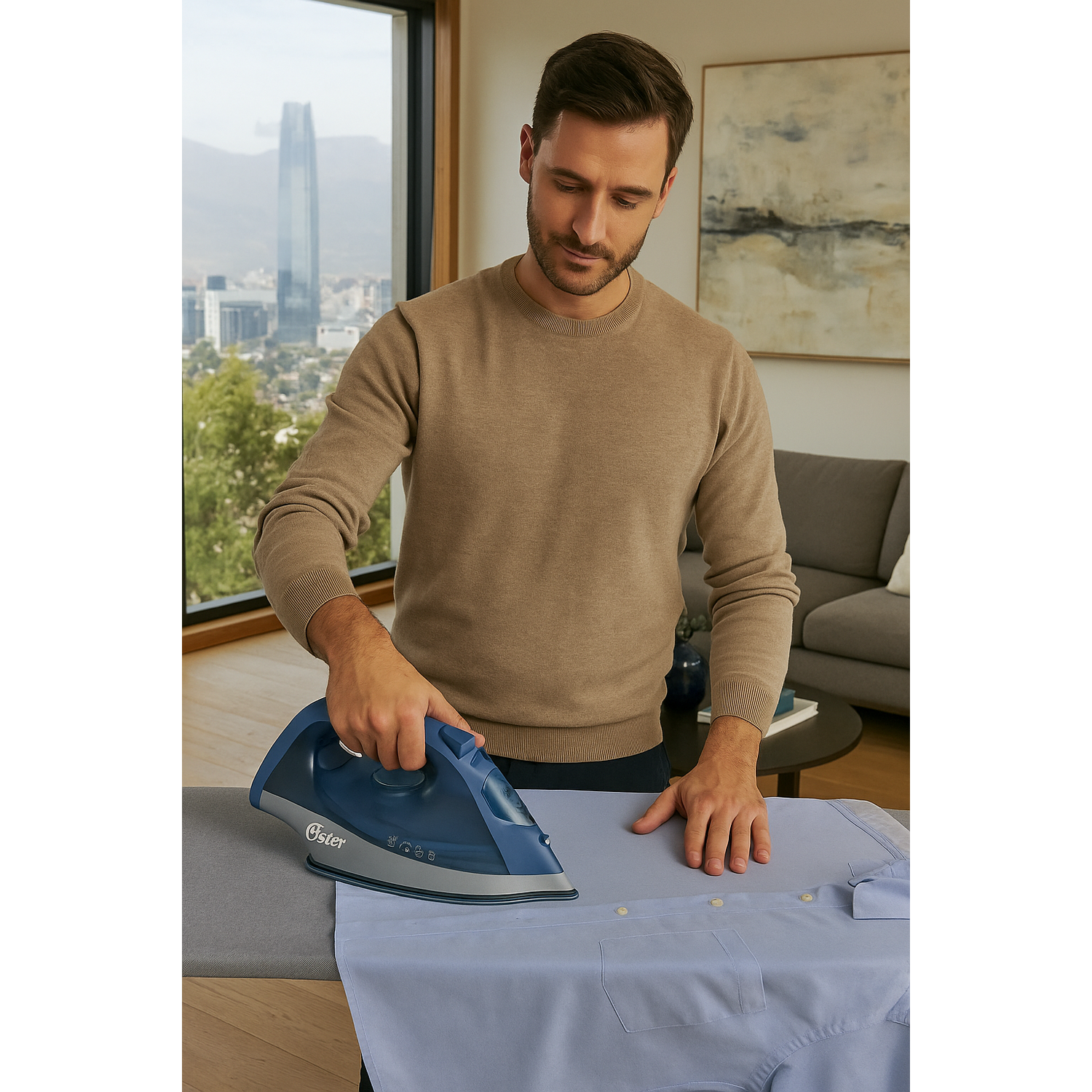 Plancha a Vapor Oster con Base Ceramica 2115027-3
