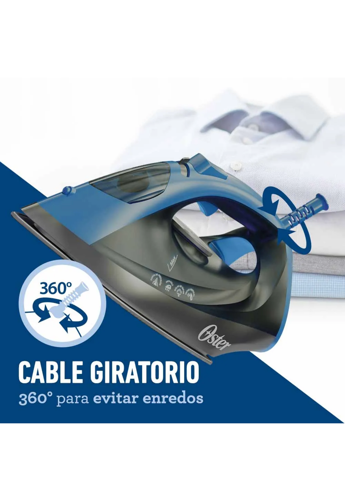 Plancha a Vapor Oster con Base Ceramica 2115027-4