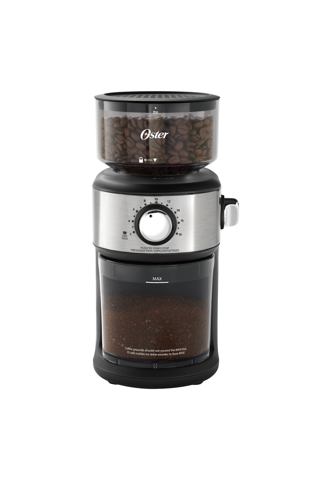 Molinillo de Café Oster Automático Muelas 18 Niveles 227g-2