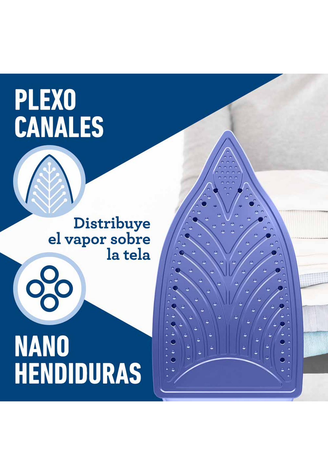 Plancha a Vapor Oster 6003 Azul-5