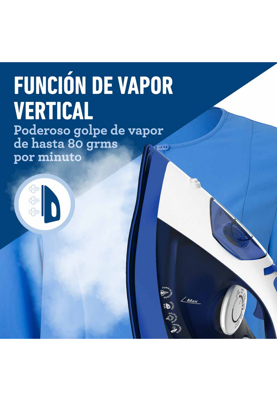 Plancha a Vapor Oster 6003 Azul-7