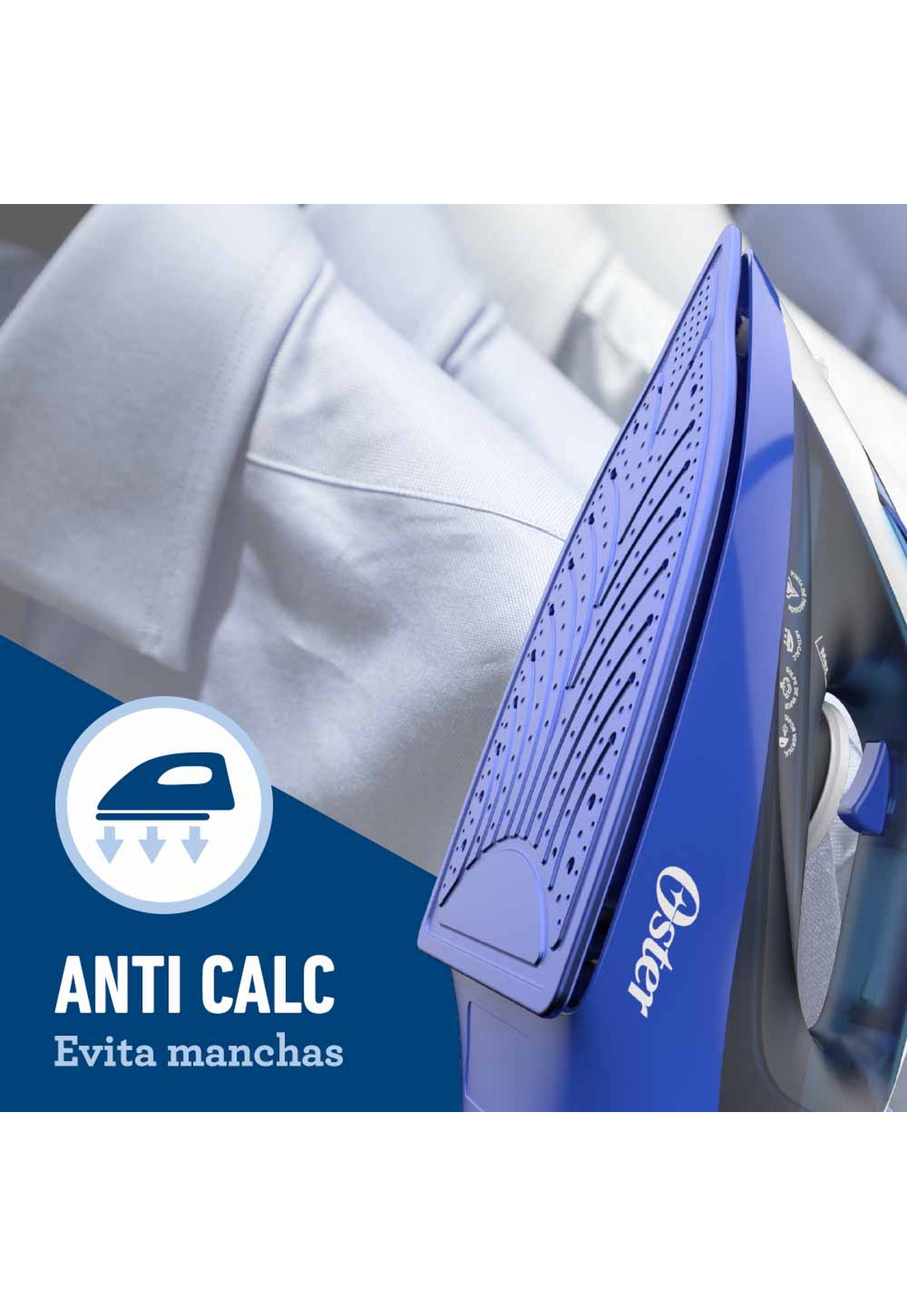 Plancha a Vapor Oster 6003 Azul-8