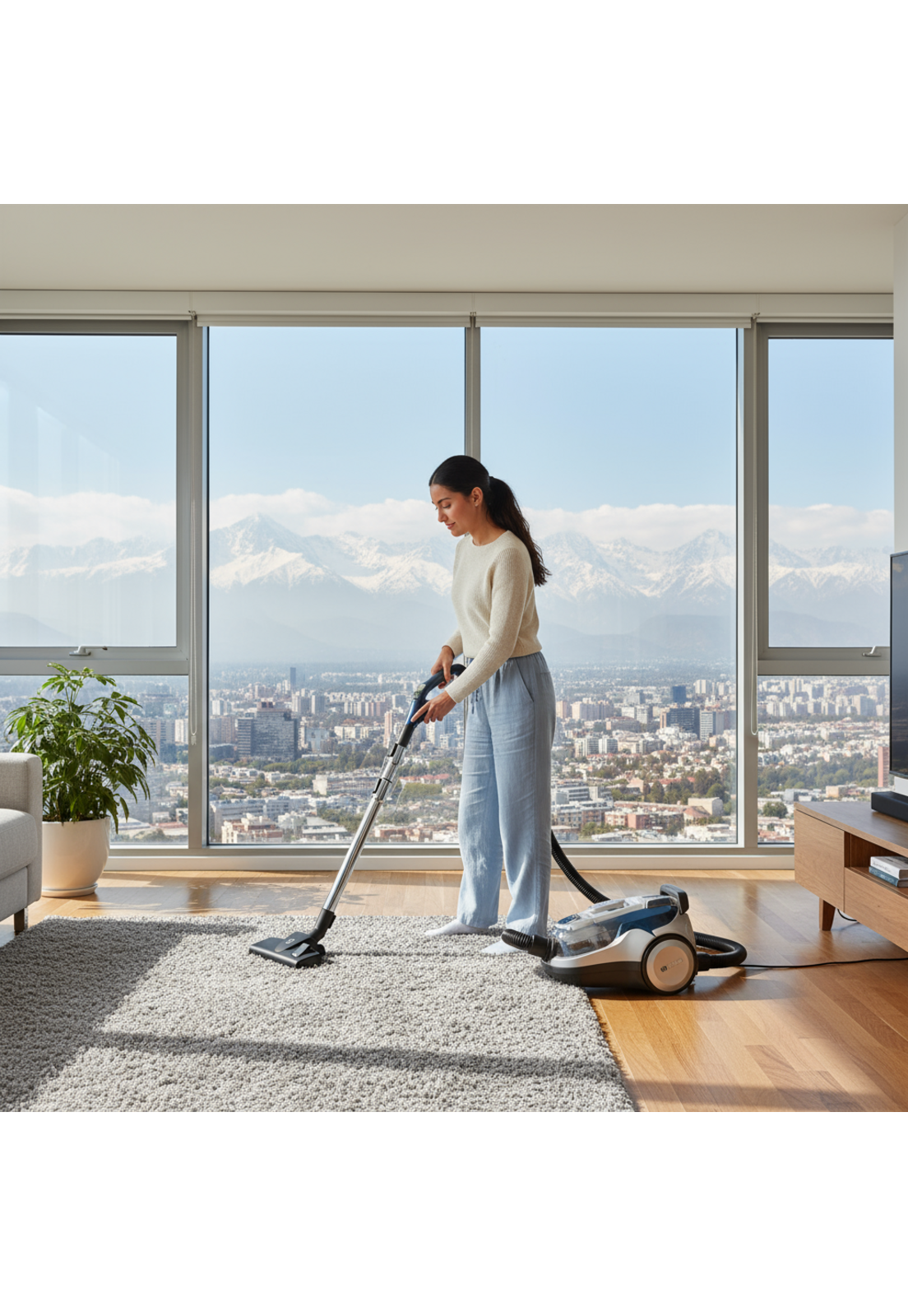 Aspiradora Cyclone Ion Thomas TH-2206BL 1800W Sin Bolsa HEPA-7