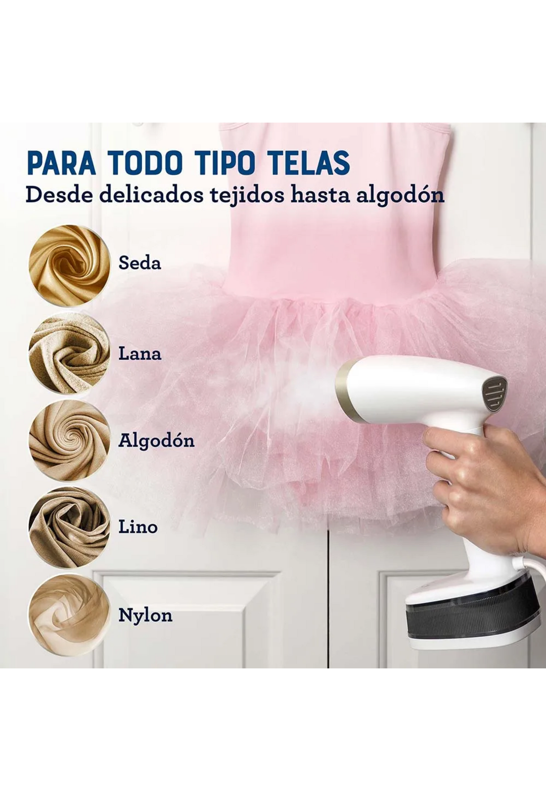 Plancha Vertical Oster Vaporizador GCSTF200 Blanca-6