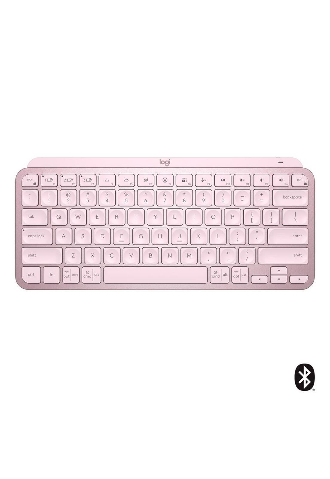 Teclado Logitech Mini MX Keys Rosa-9