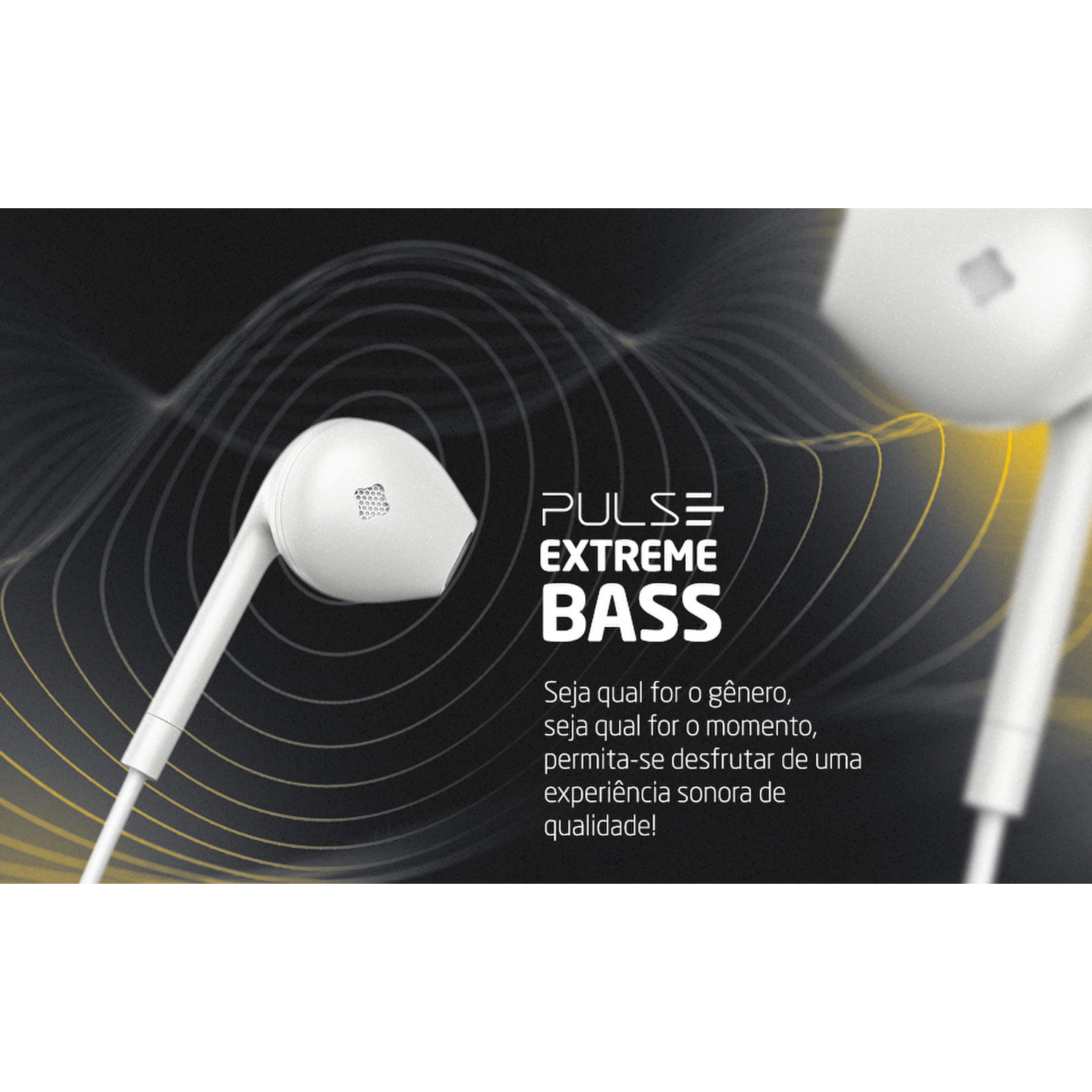 Audifono In Ear con Cable Pulse Pro Blanco PH333-5