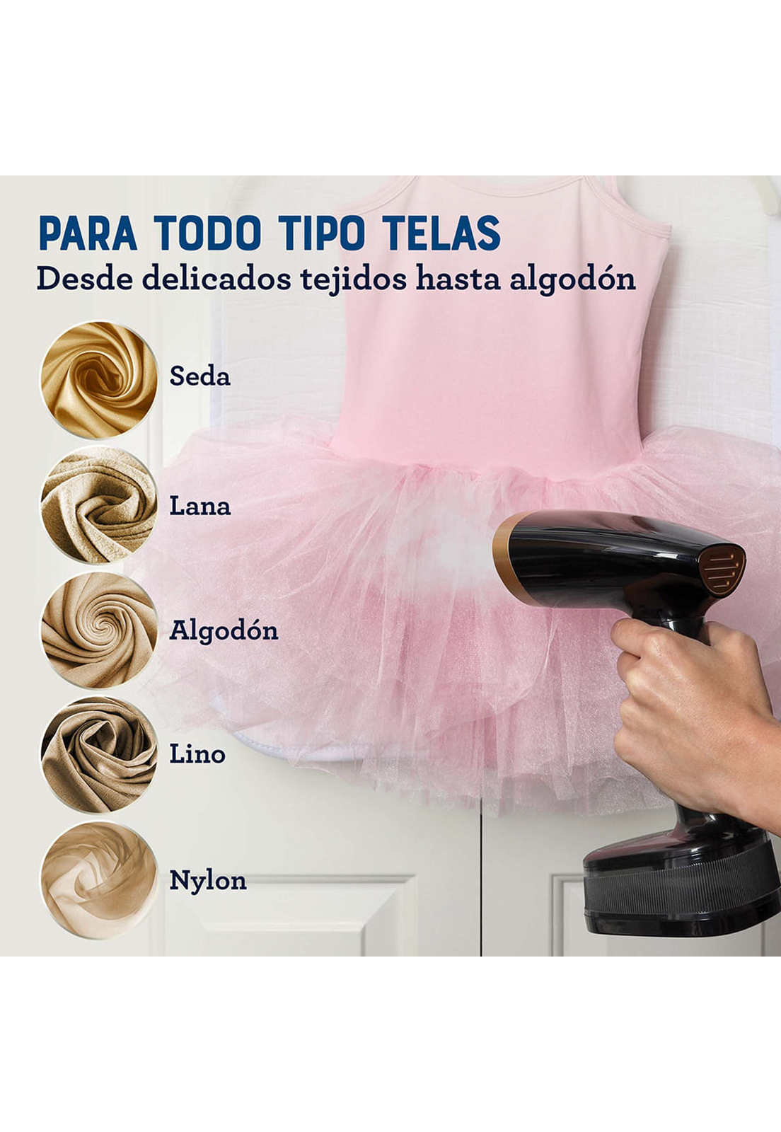 Plancha Vertical Oster Vaporizador GCSTF300 Negro-5