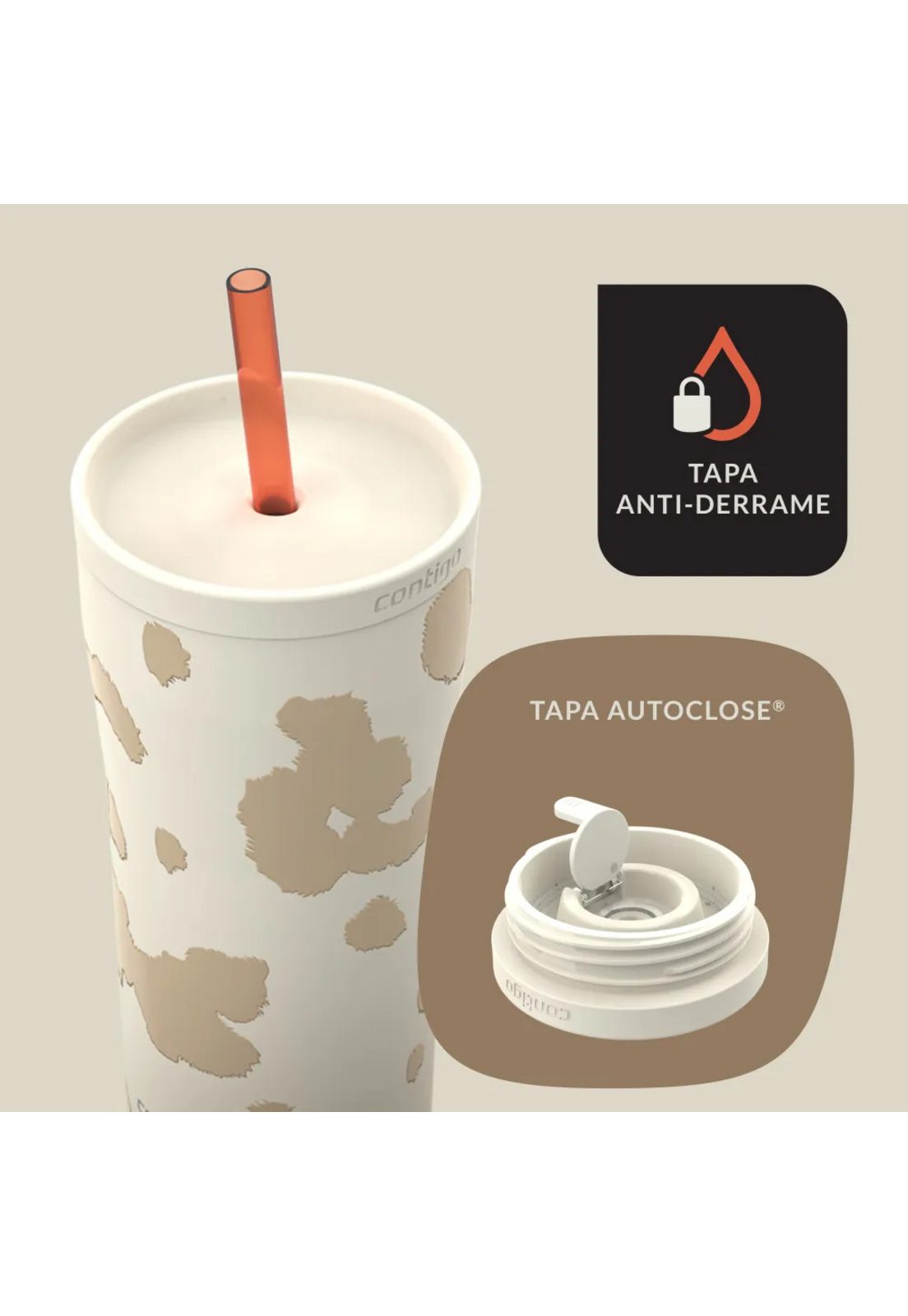 Vaso Termico 20H Frio Contigo Ally Love SV 2 Blanco 709 ml-3