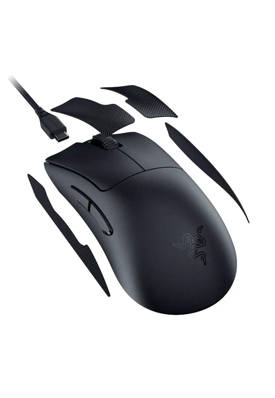 Mouse Razer Deathadder V3 Pro + Hyperpolling Dongle Negro-5