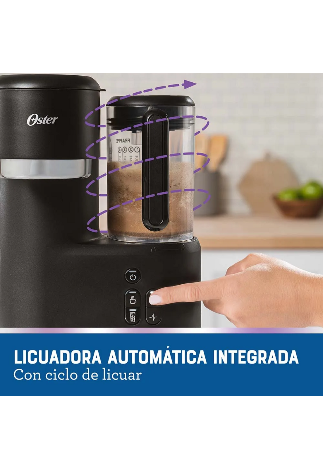 Cafetera Oster Frappe y Licuadora 3 Funciones 2186201-4