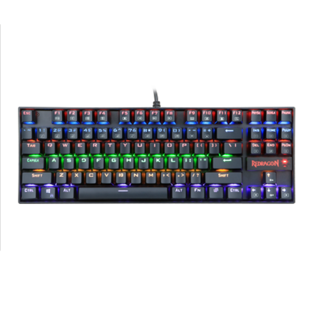 Teclado Gamer Redragon Kumara K552KR RGB-Rainbow Espanol-0