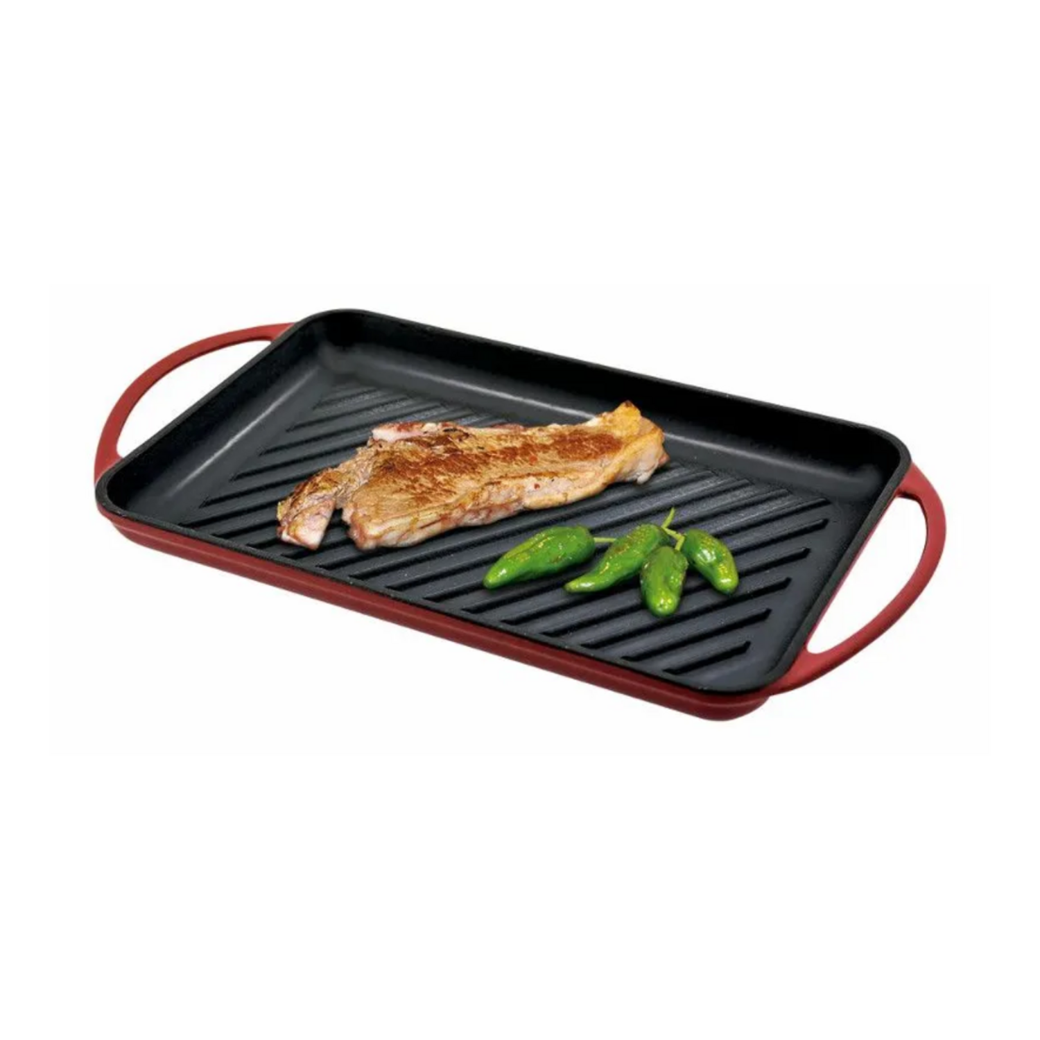 Parrilla Fierro Rectangular Jata 33x21 GR33 Roja-2