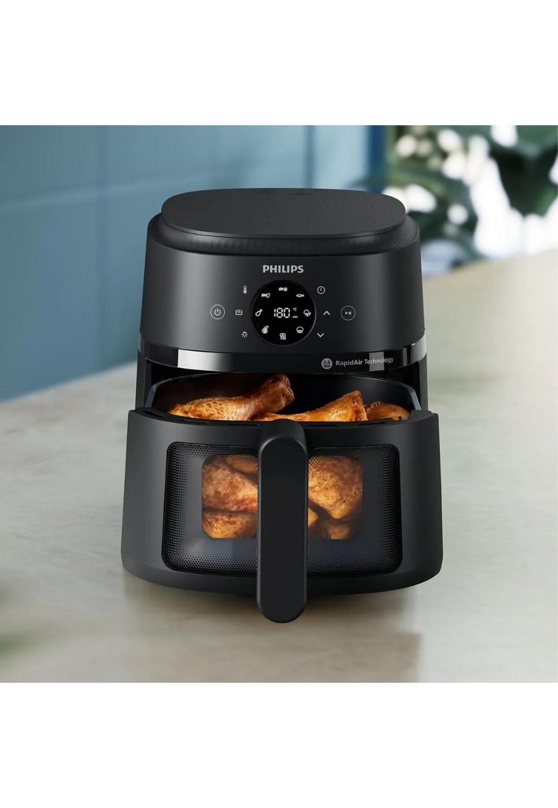 Freidora Air Fryer Philips 4,2L NA220 Ventana Digital-5