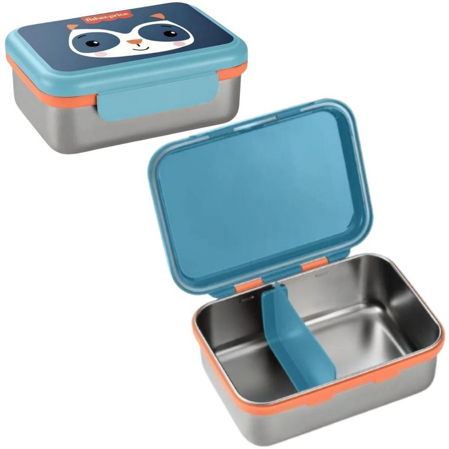 Lonchera Bento Box Acero Fisher Price Azul BB1092-3