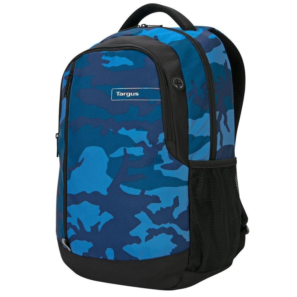 Pack Targus Mochila 15,6 Morral Lonchera Estuche Camo Azul-11