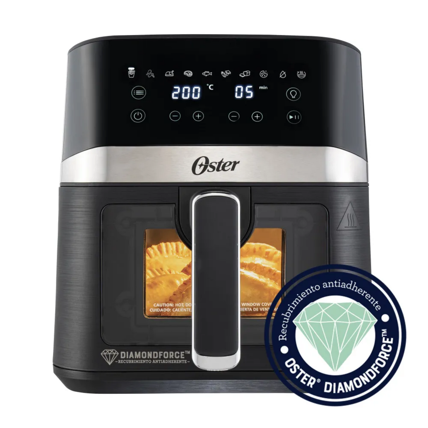 Freidora Air Fryer Oster 4L Visor 10 Prog 2204820-2