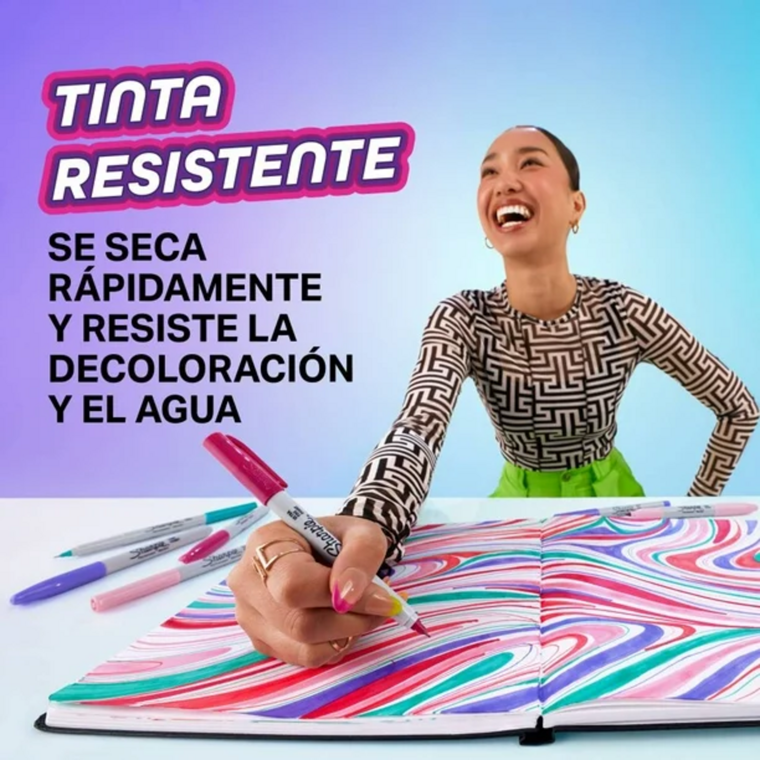 Ruleta Sharpie Glam Pop 30 Marcadores Edicion Limitada-5