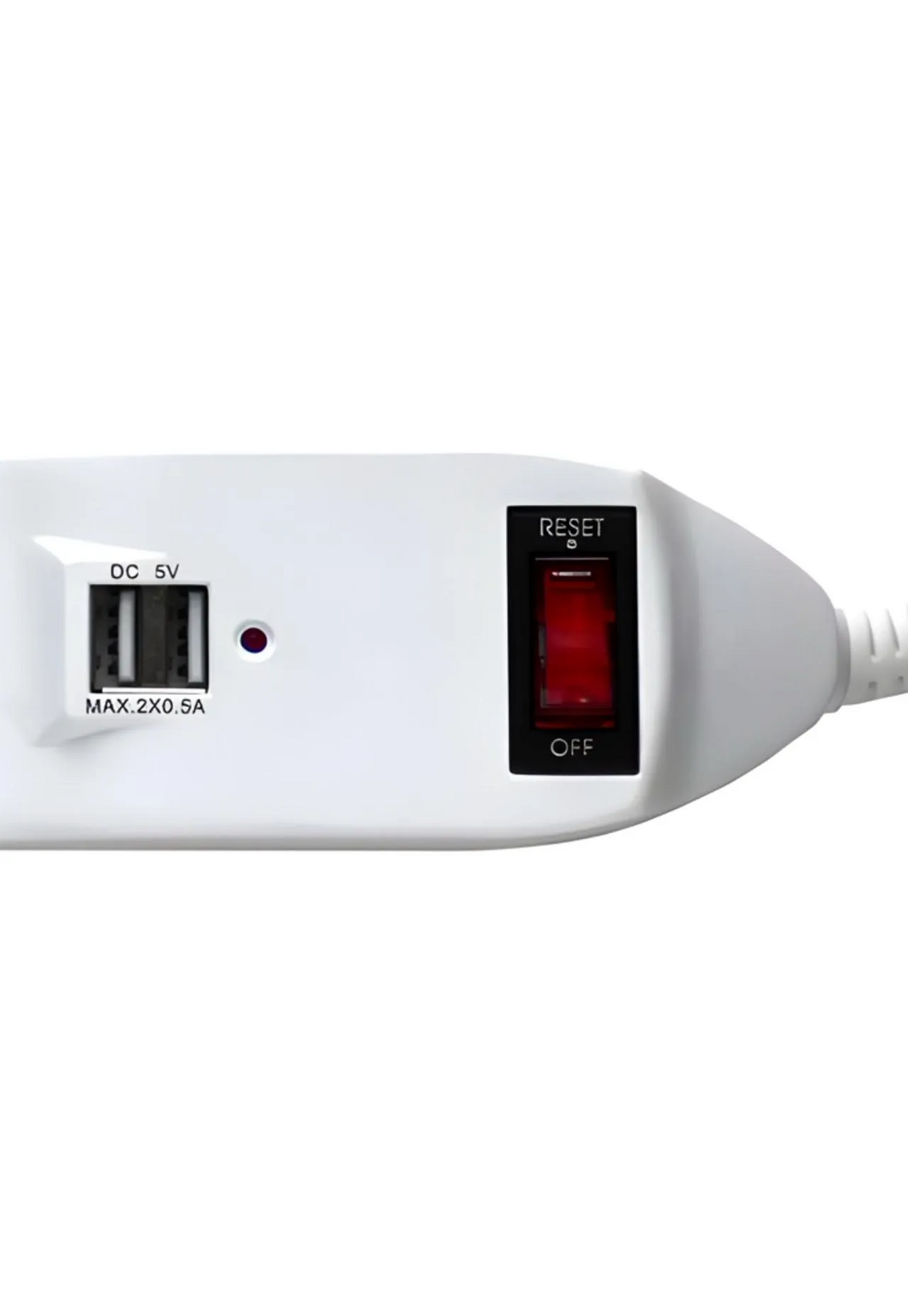 Alargador Multiple Macrotel 6 Posiciones 2 USB 10A-4