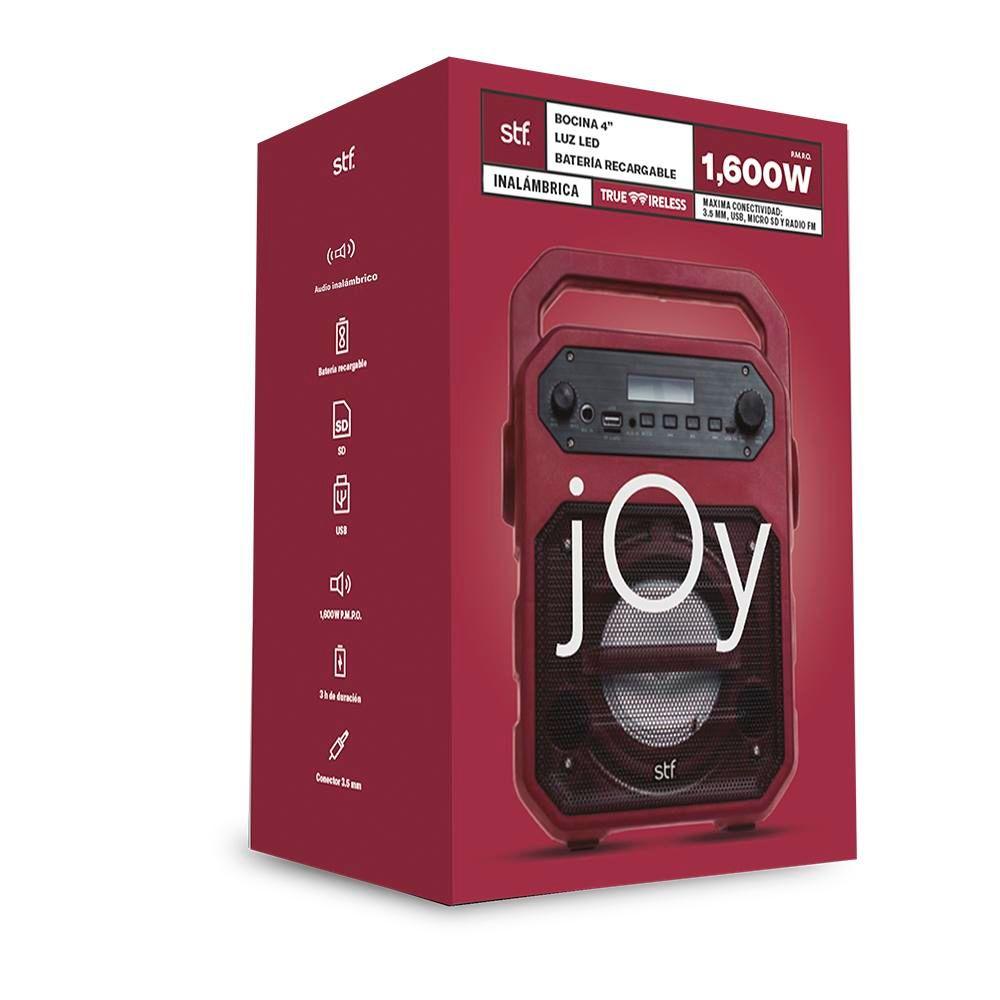 Parlante Inalambrico STF Joy 4 Burdeo-2
