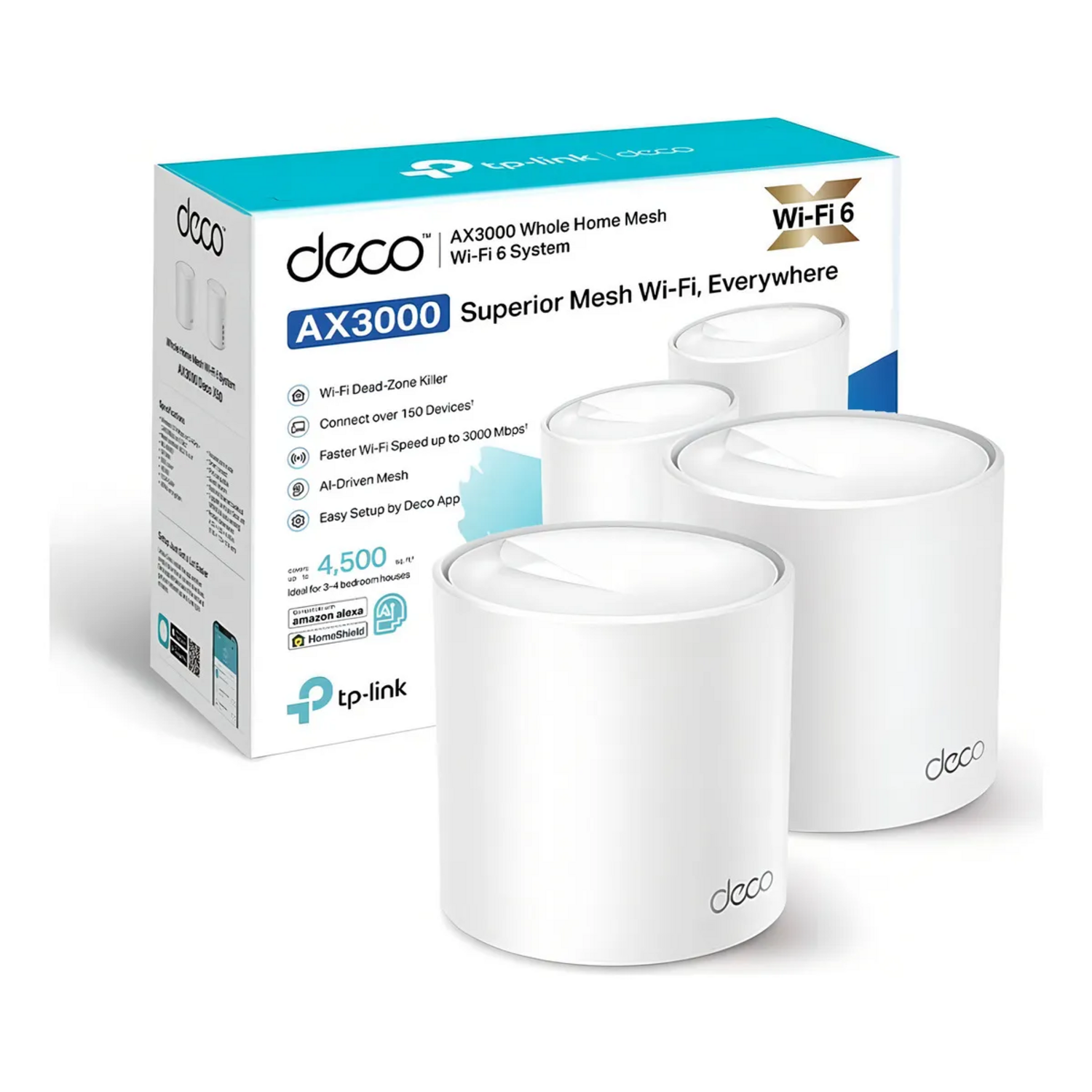 Sistema Tp-Link Mesh Deco X50 WiFi 6 AX3000 (2 pack)-3