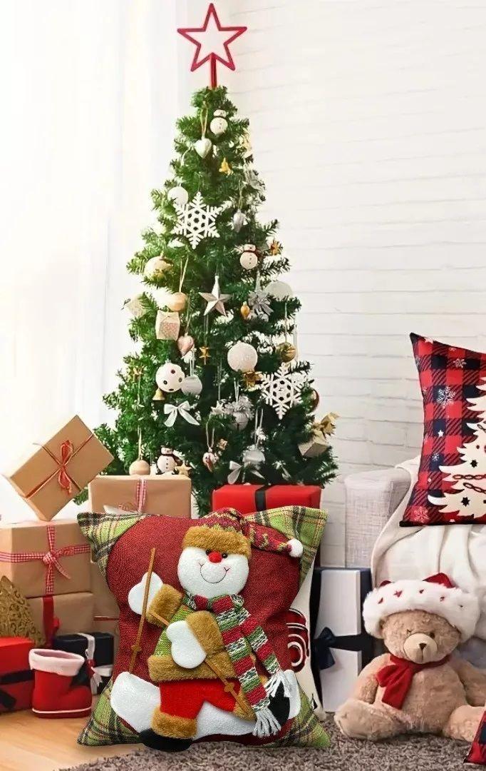 X2 Funda Cojin Navidad Fundas Navideñas Cojines N5-1