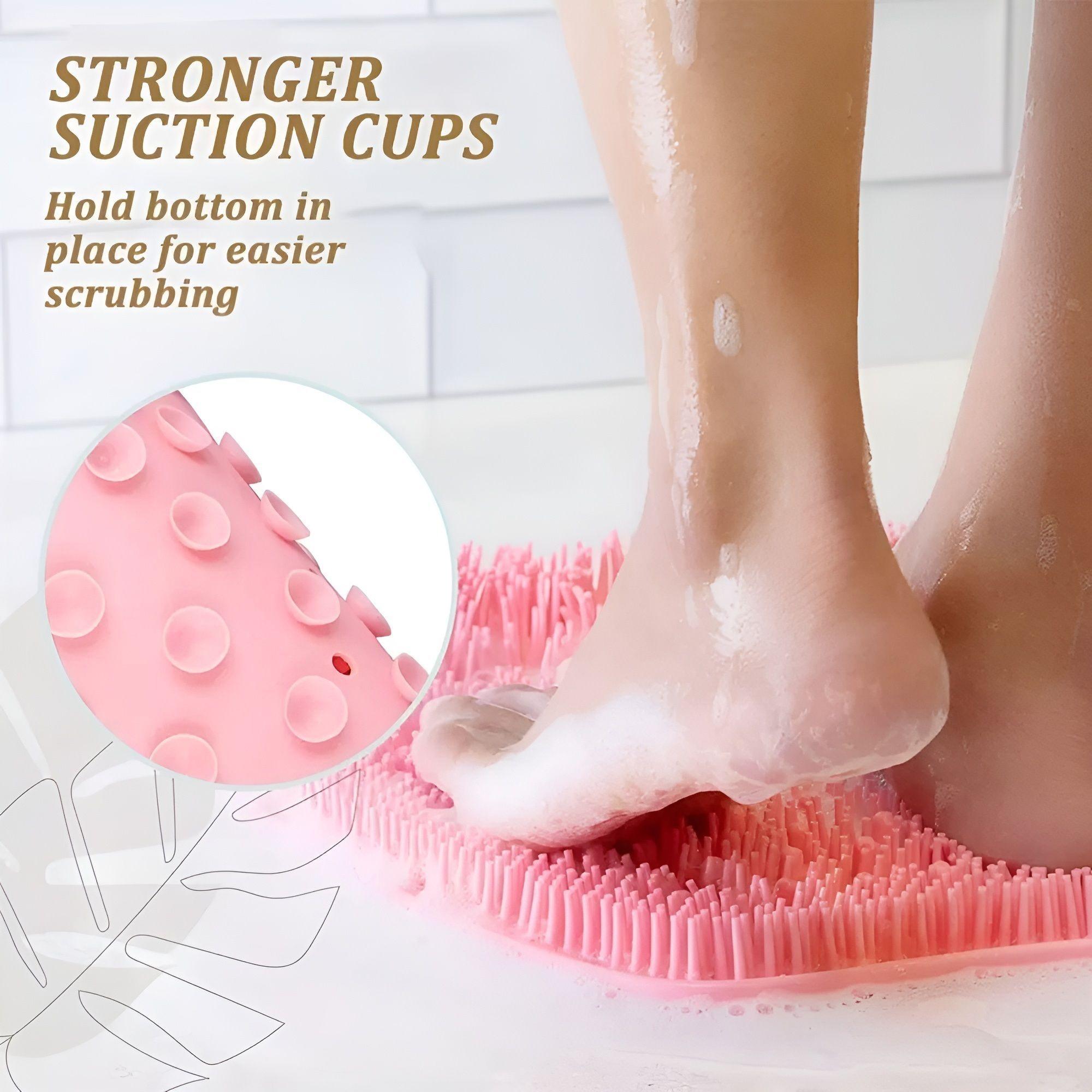 Alfombra De Baño Masajeador Exfoliante Cepillo Pies Ducha CEL-7