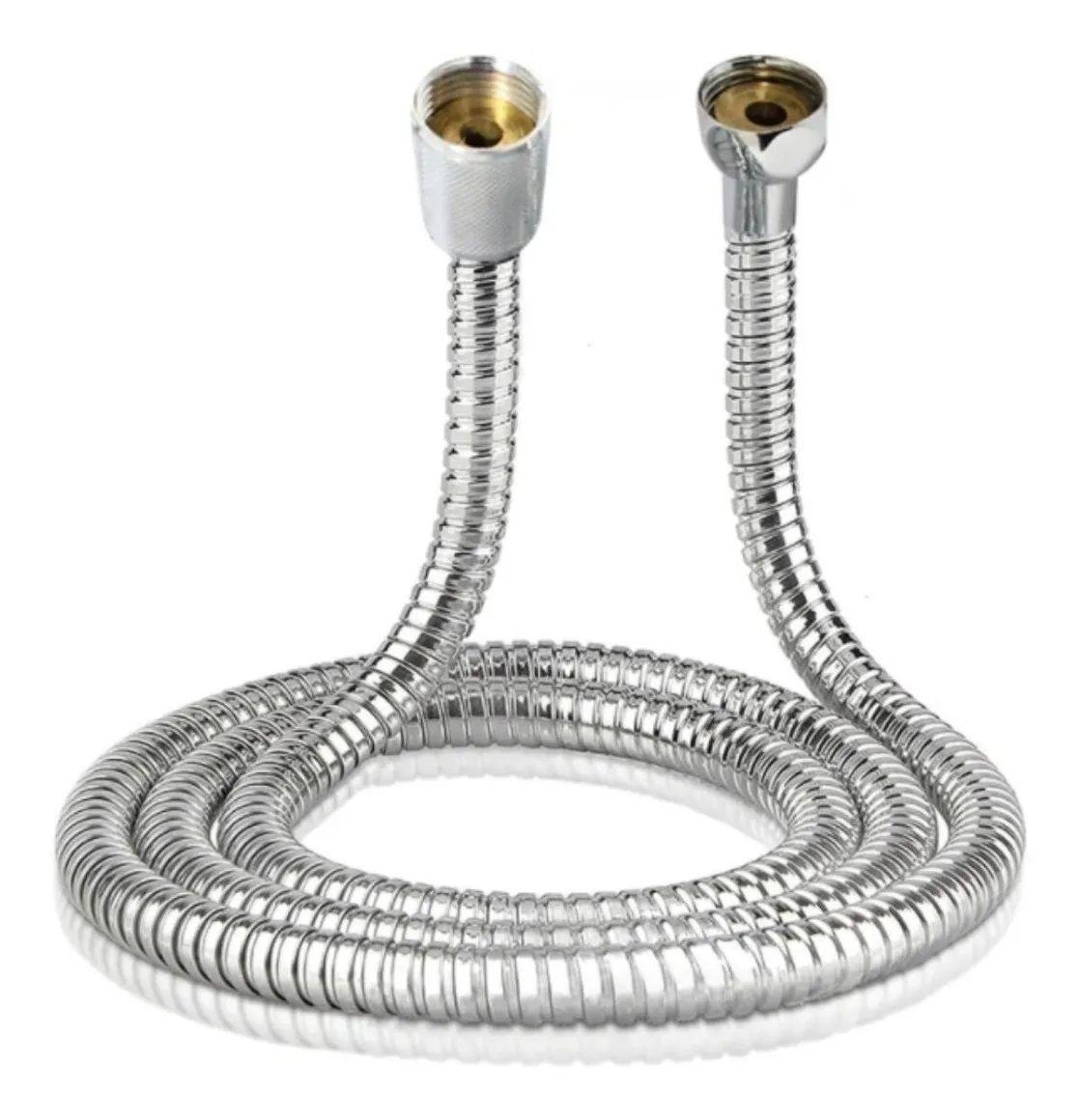 X5 Manguera Flexible Ducha Extensible De Acero Inoxidable 2m-0