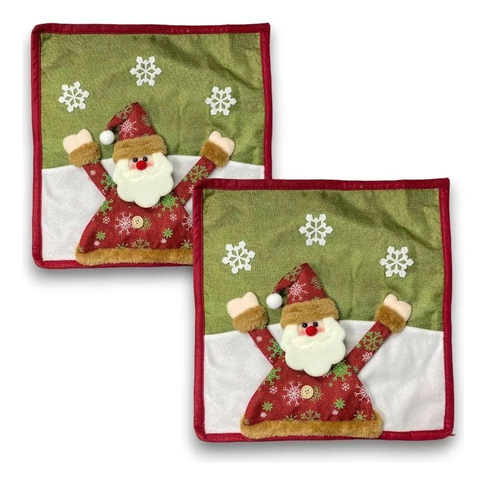 X2 Funda Cojin Navidad Fundas Navideñas Cojines N2-3