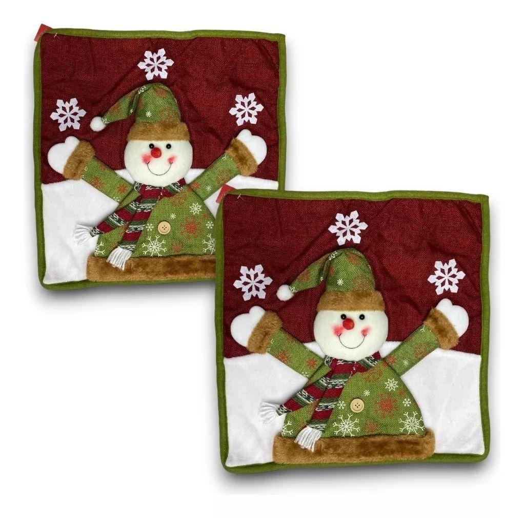 X2 Funda Cojin Navidad Fundas Navideñas Cojines N1-3
