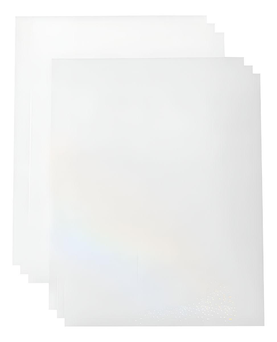 Papel Etiqueta Imprimible Waterproof Blanco Cricut 6pz-3