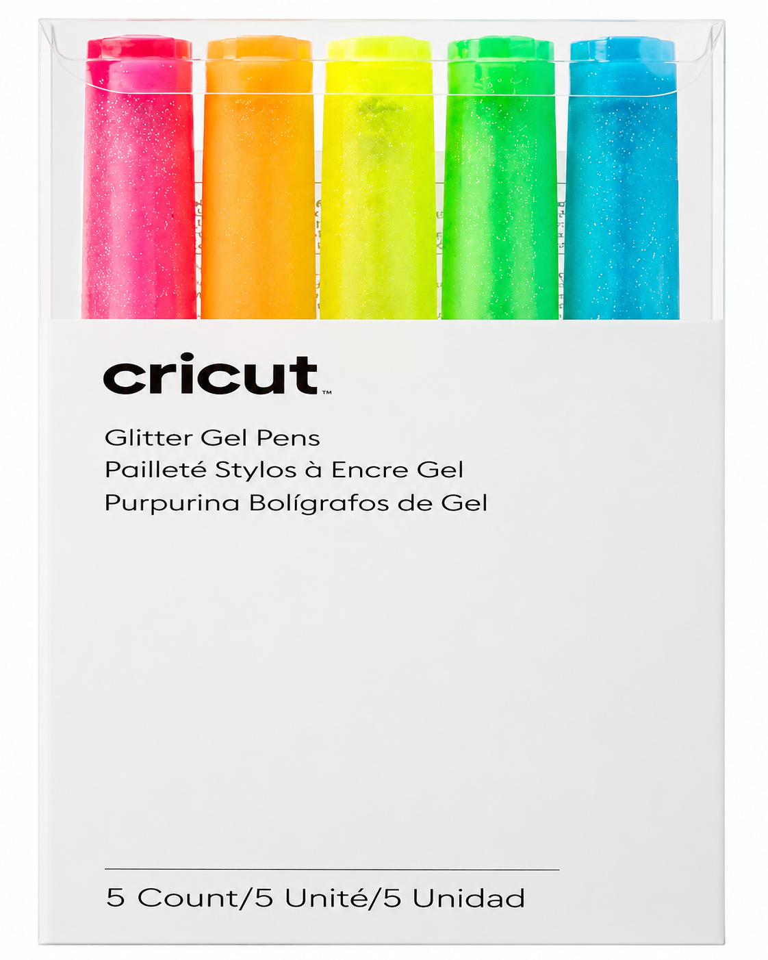 Lápices De Gel Con Purpurina 5 Unid Cricut-0