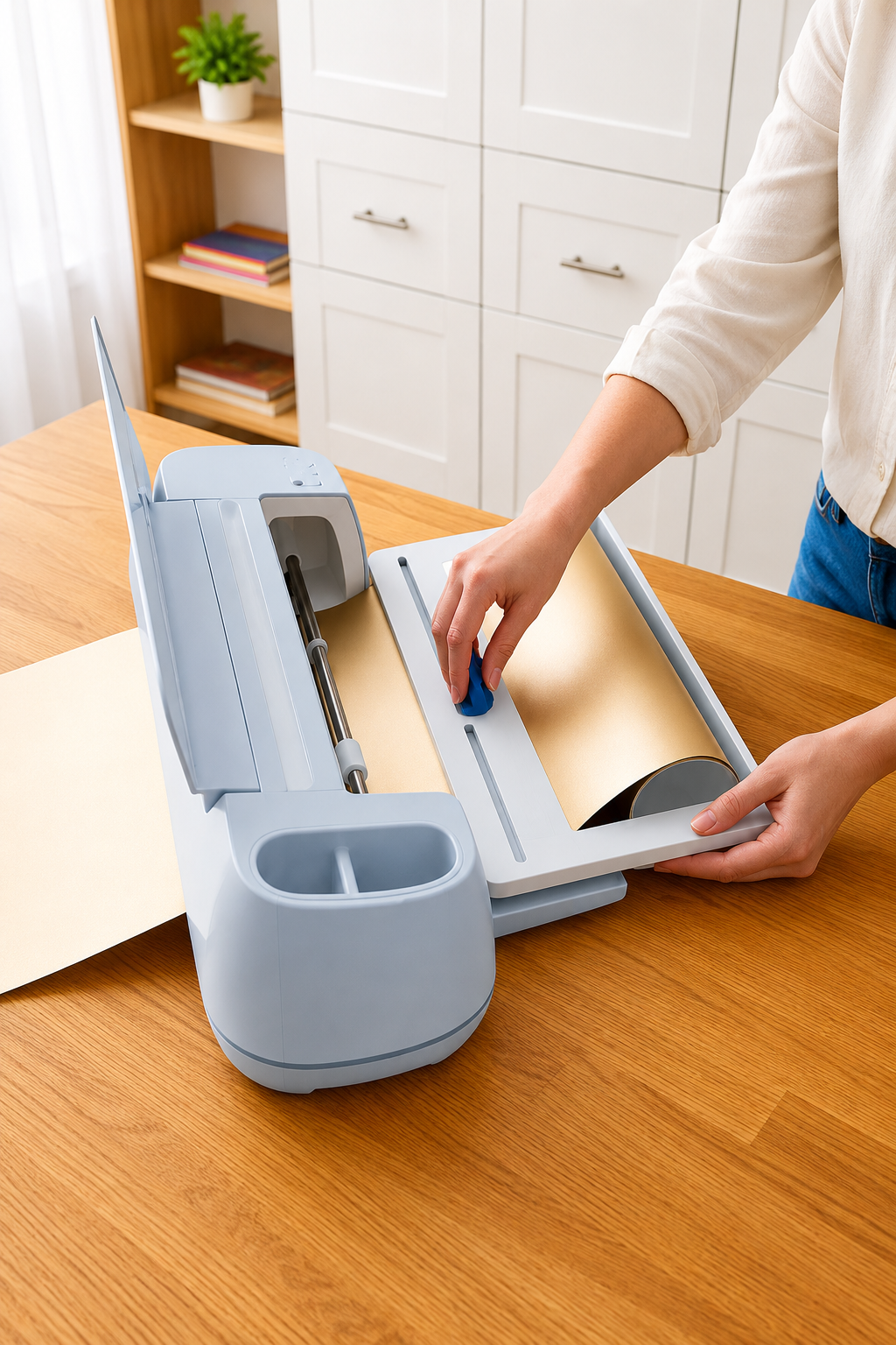 Portarrollos Con Recortadora Integrada Cricut-2