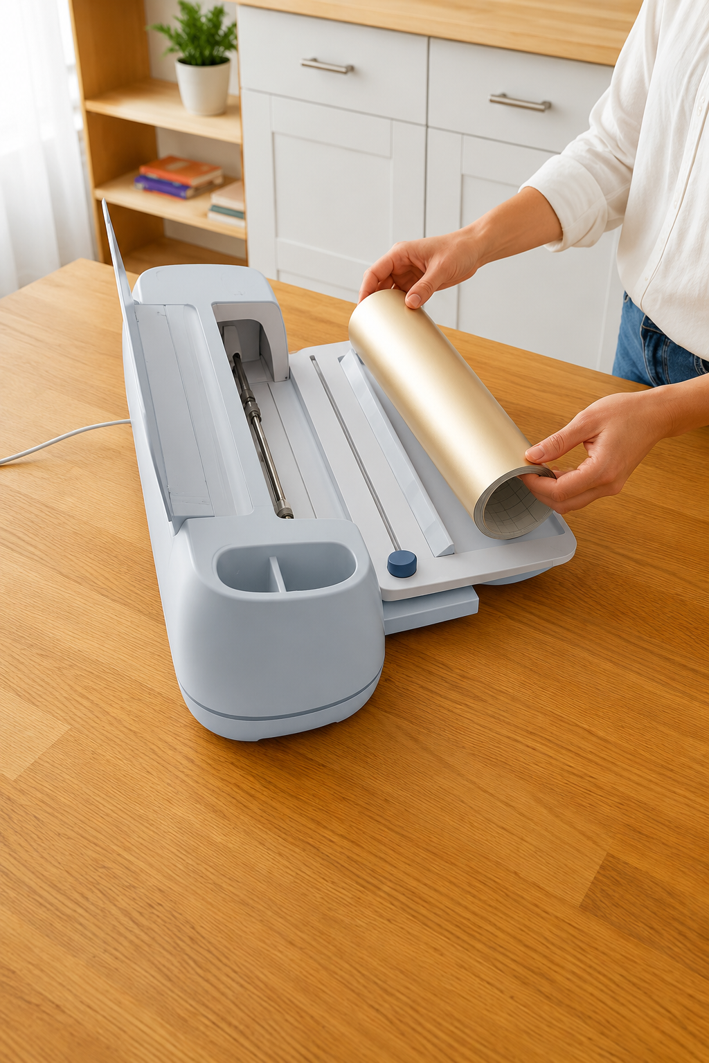 Portarrollos Con Recortadora Integrada Cricut-5
