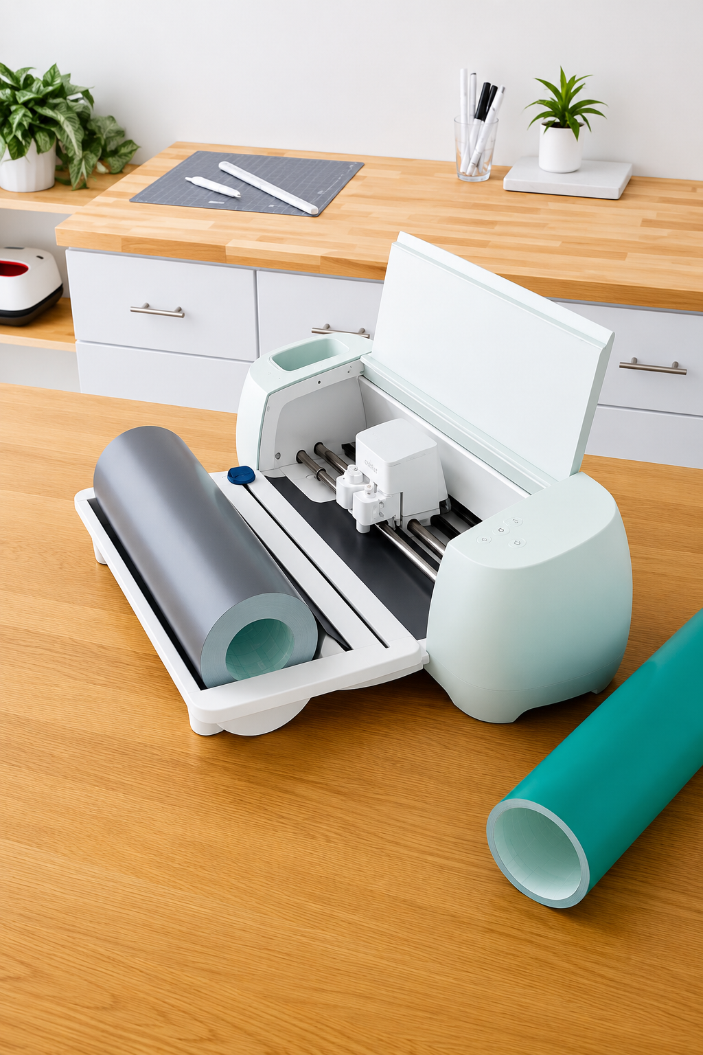 Portarrollos Con Recortadora Integrada Cricut-6