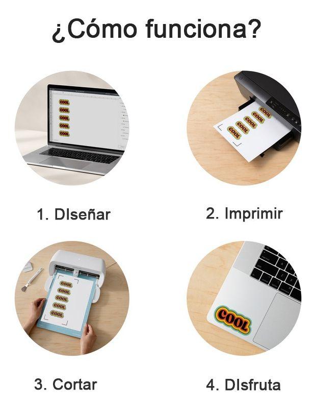 Vinil Imprimible Blanco Tamaño Carta 12pz Cricut-4