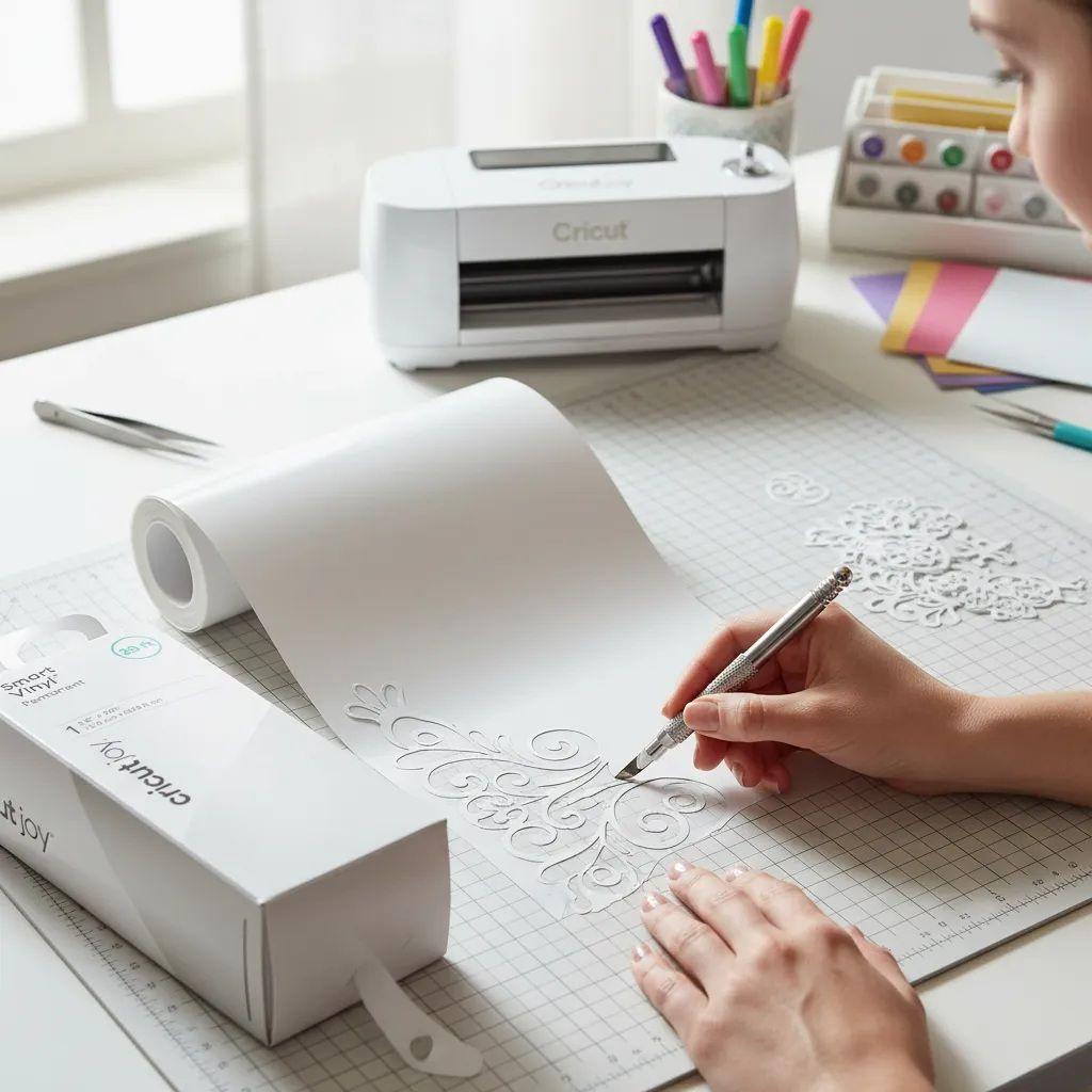 Vinilo Permanente Blanco Brillante Joy 13.9x609cm Cricut-3