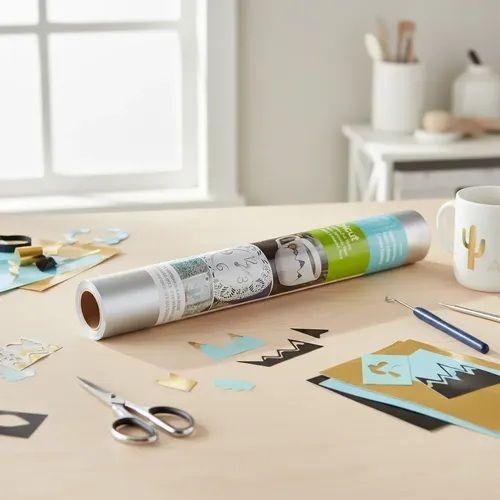 Lámina Adhesiva Mate 30 X 122 cm Plateado Cricut-2