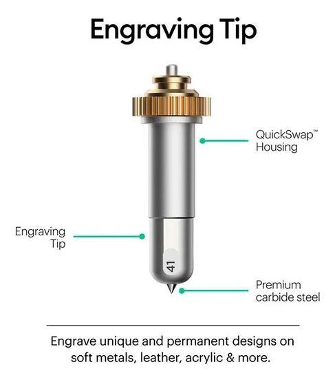 Cricut Adaptador Quickswap Y Punta De Grabado Para Maker-2