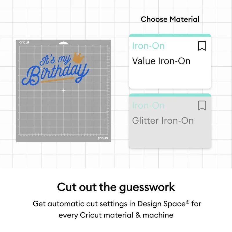 Vinilo Adhesivo Iron On Multicolor 12 x 12 - 40 Hojas Cricut-5