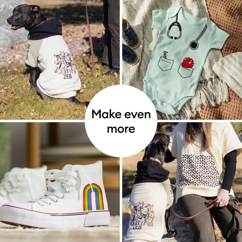 Vinilo Adhesivo Iron On Promocional Negro Cricut-2